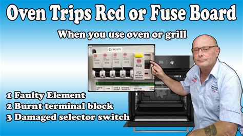 electric oven tripping fuse box|circuit breaker on oven tripping.